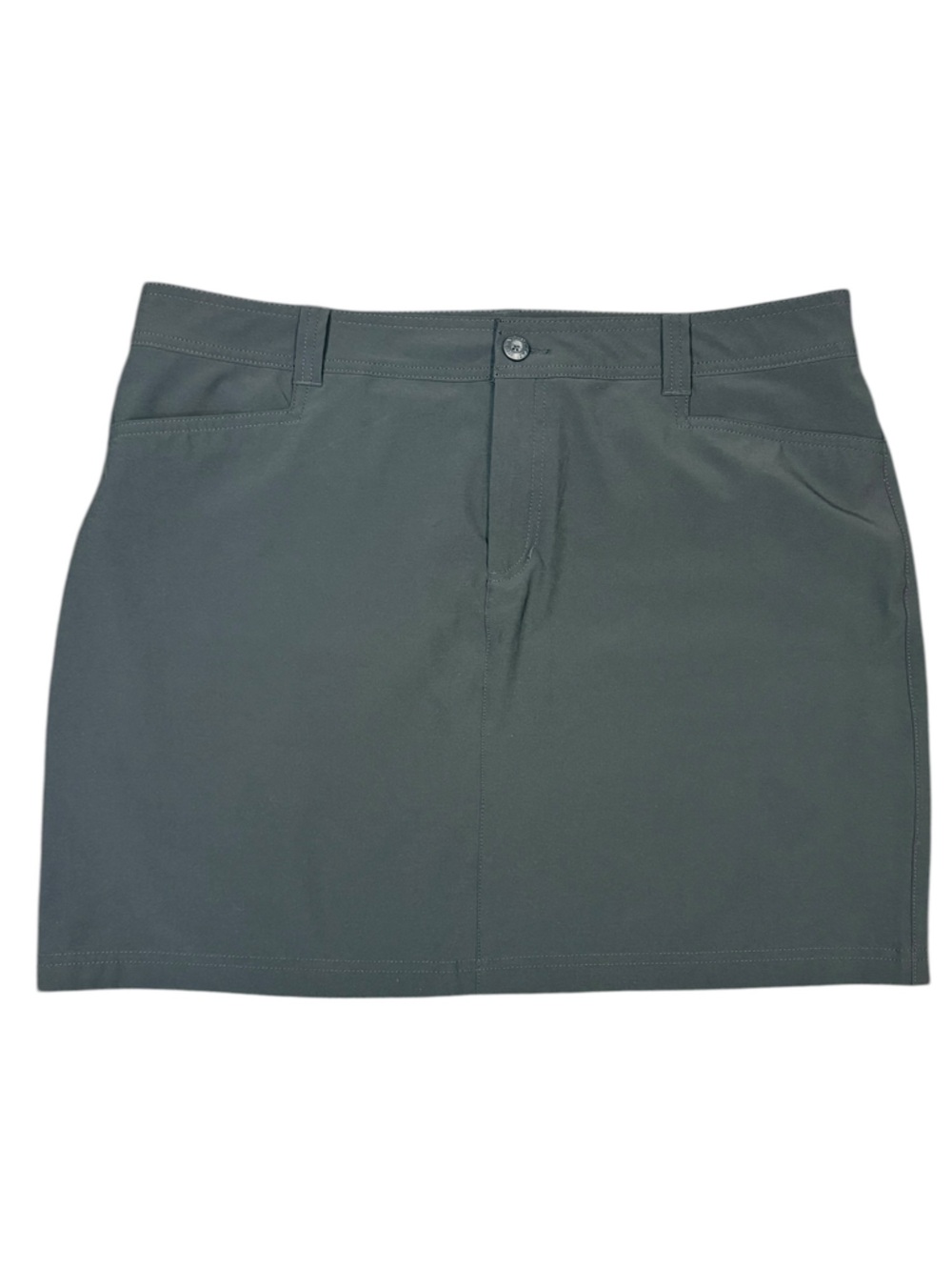 Eddie Bauer Skort Women’s 16 Gray Outdoor Hiking Golf Tennis Travel Skirt Shorts